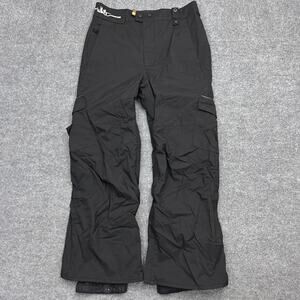 Burton Boys Asym Pant Size Large Black Snowboard Ski Pants White Collection